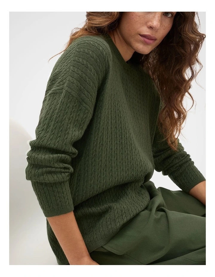 Australian Merino Mini Cable Knit image 4