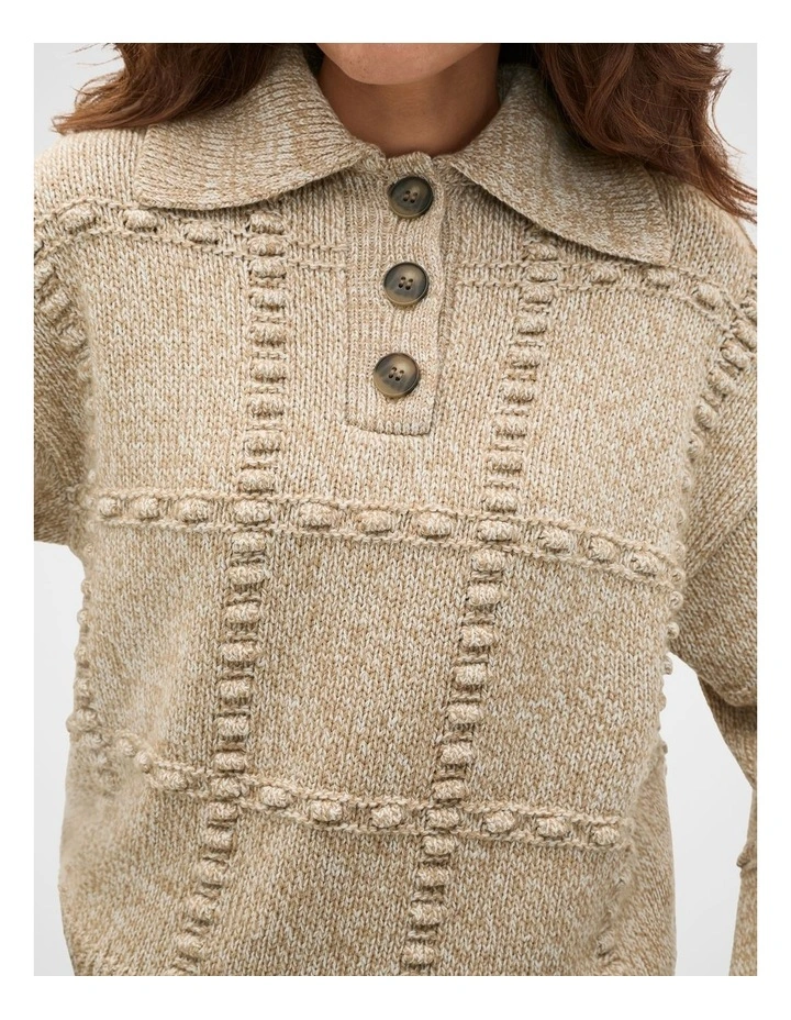Cotton Blend Pom Pom Knit image 3