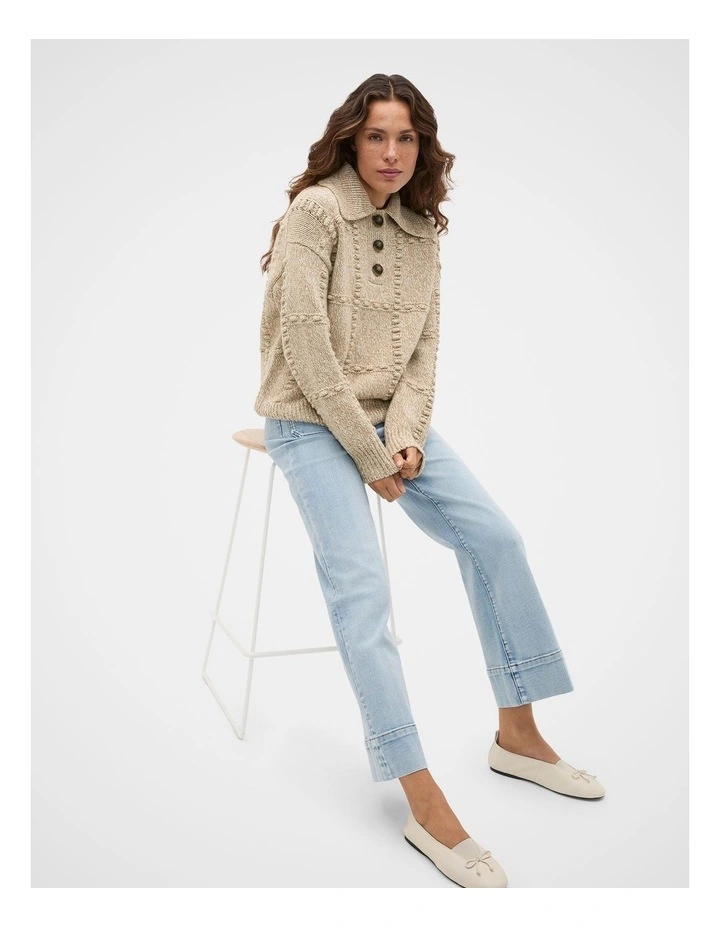 Cotton Blend Pom Pom Knit image 4