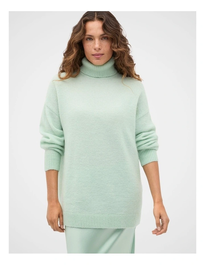 Mohair Blend Roll Neck Knit image 4