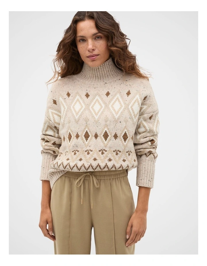 Fair Isle Slouch Knit image 1
