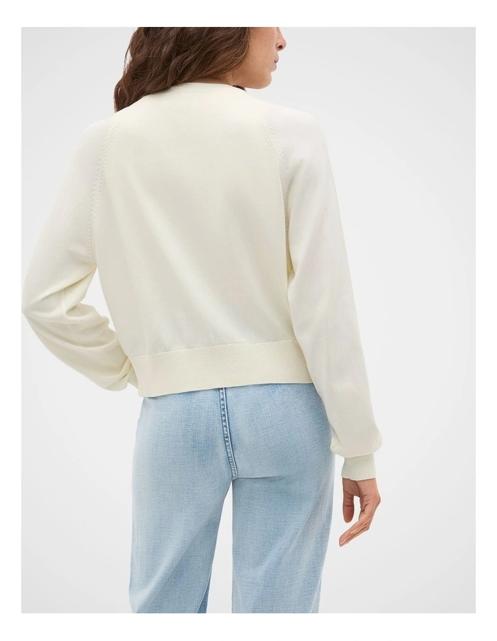Cotton Blend Raglan Cardigan image 2