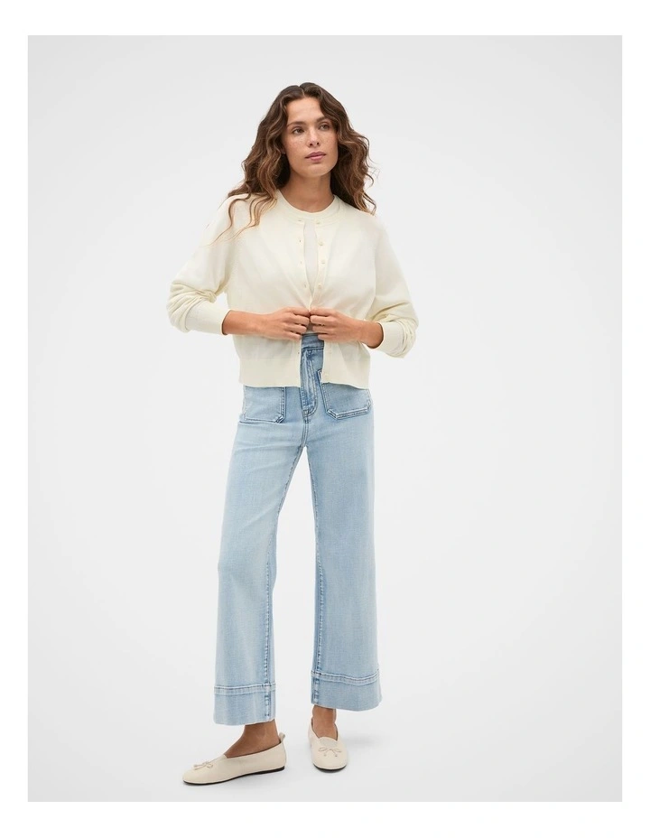 Cotton Blend Raglan Cardigan image 4