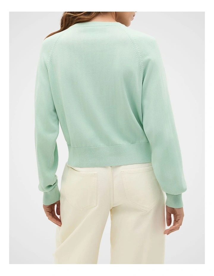 Cotton Blend Raglan Cardigan image 2