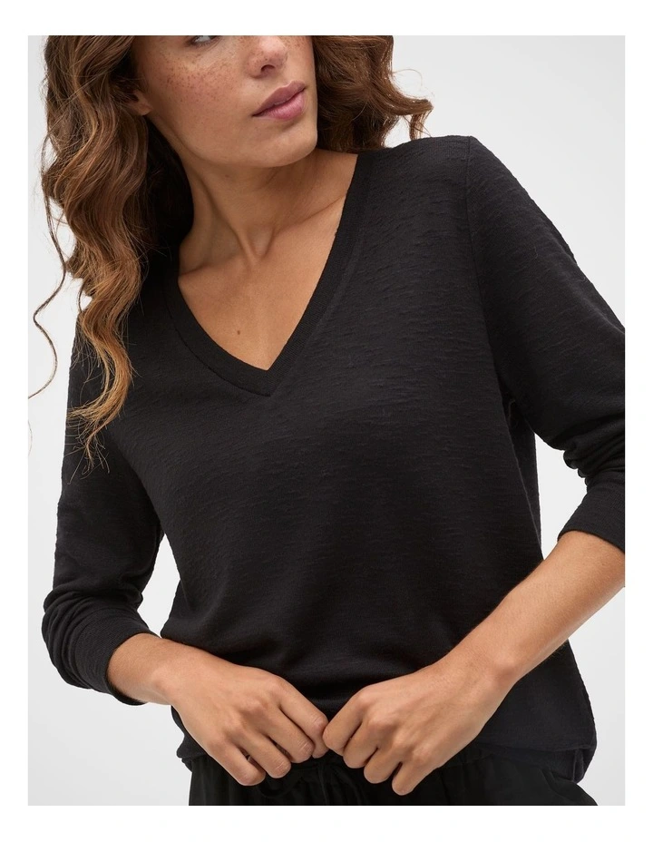 Supersoft V Neck Top image 3