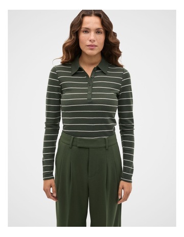 Deep Forest Stripe colour