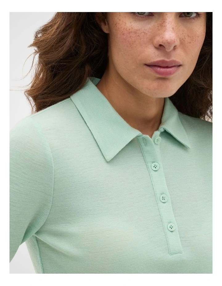 Australian Merino Henley Top image 3
