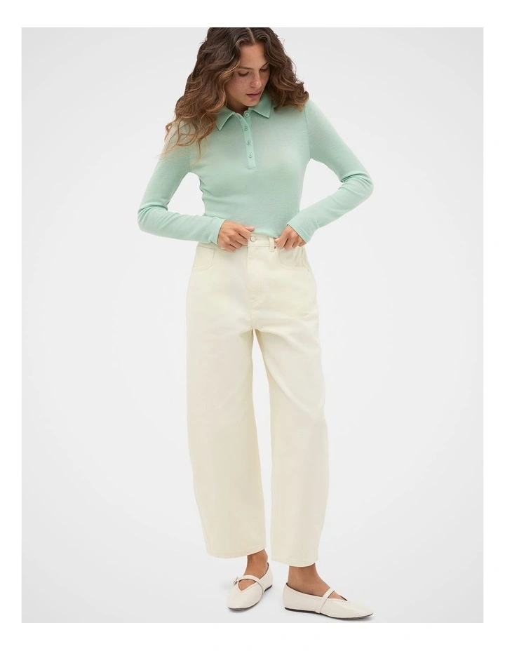 Australian Merino Henley Top image 4
