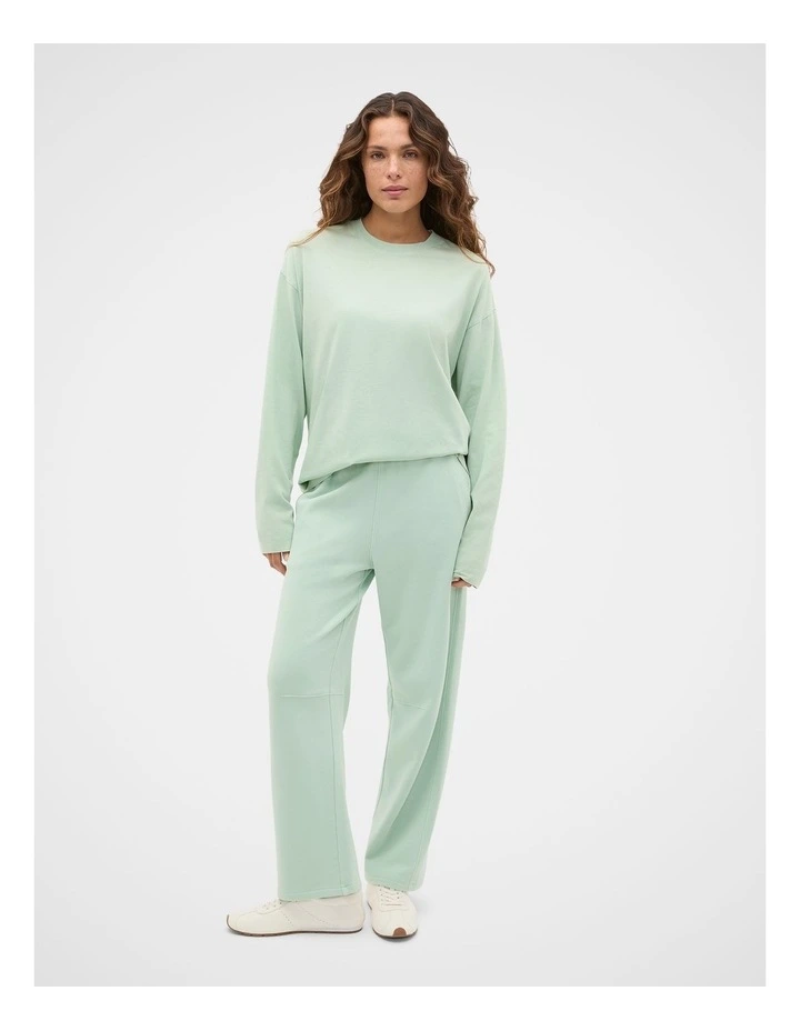 Washed Cotton Long Sleeve Top image 3