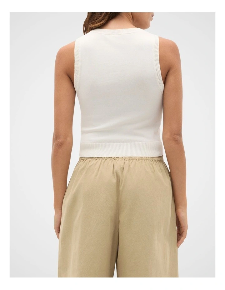 Cotton Blend Knit Top image 2