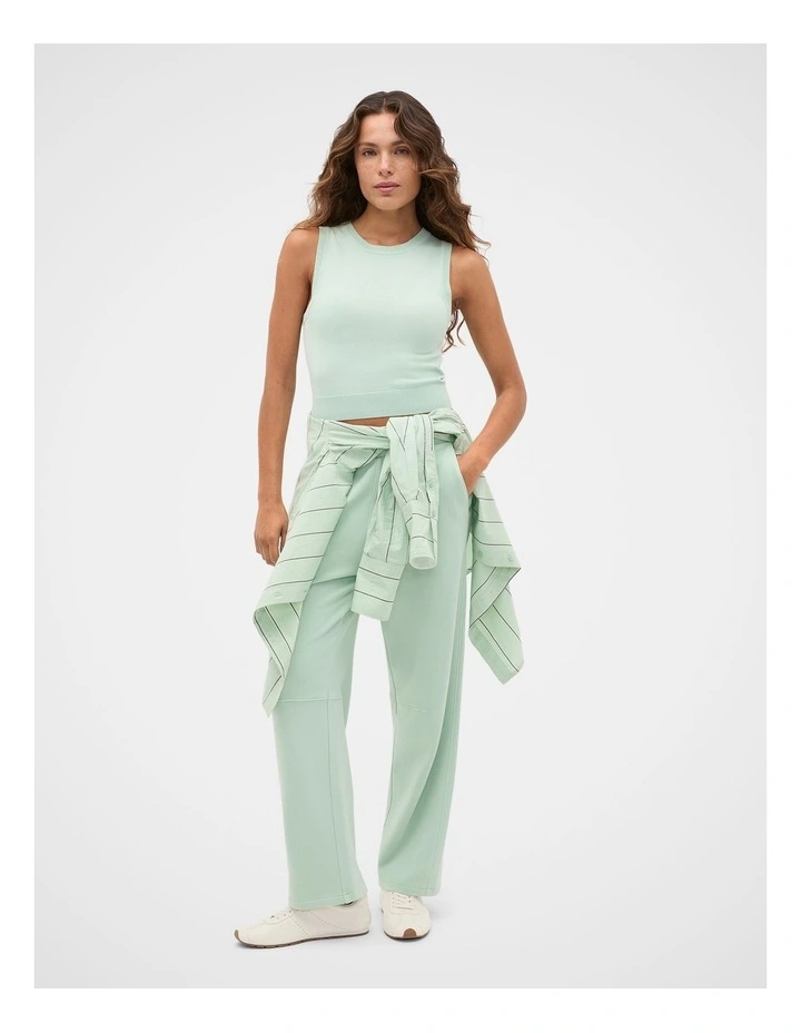 Cotton Blend Knit Top image 3
