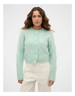 Lofty Oversized Cable Knit Cardigan