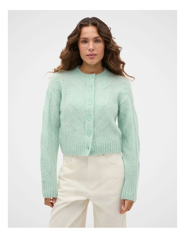 Lofty Oversized Cable Knit Cardigan image 1