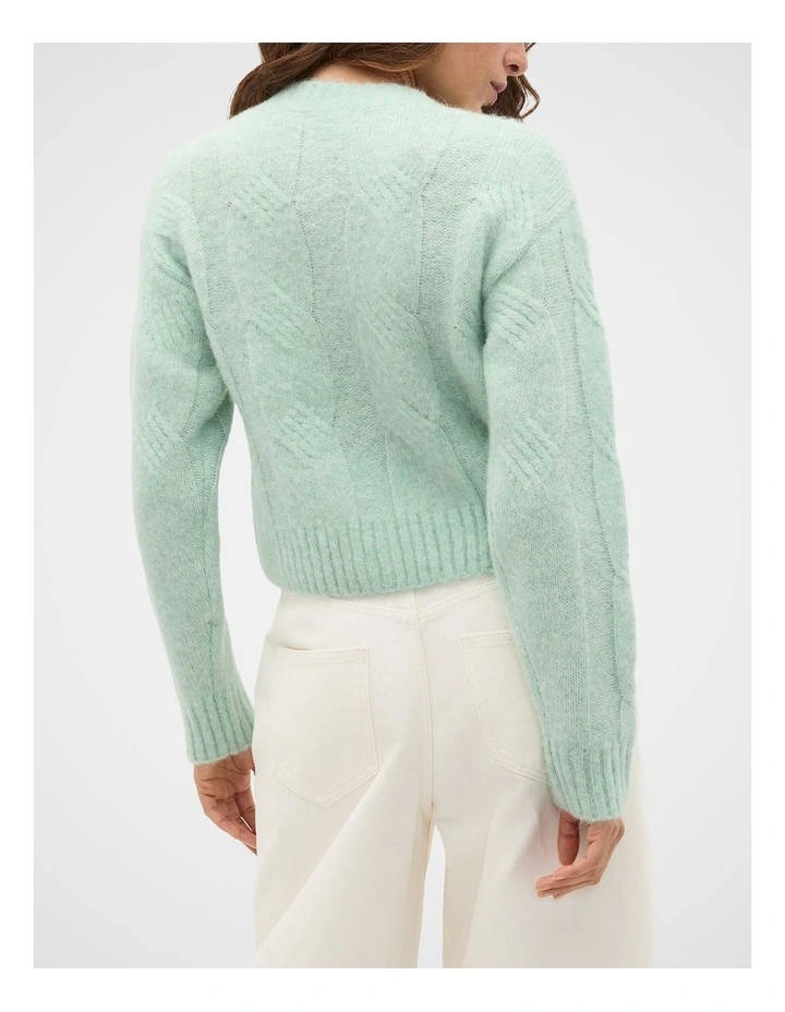 Lofty Oversized Cable Knit Cardigan image 2