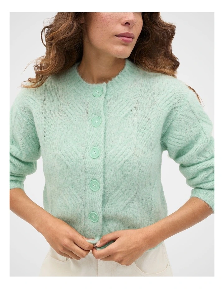 Lofty Oversized Cable Knit Cardigan image 3