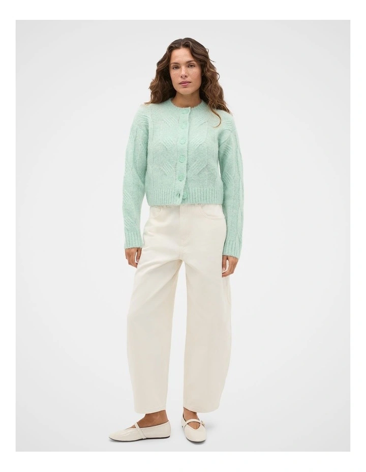 Lofty Oversized Cable Knit Cardigan image 4