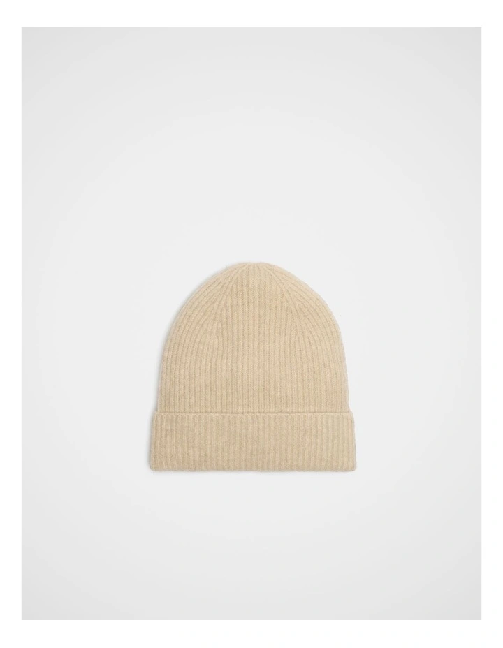 Cosy Beanie in Sandstone Marle image 1