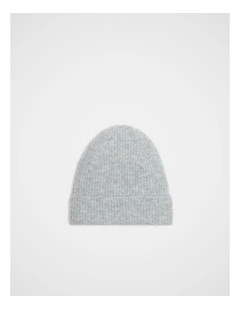 Cosy Beanie in Pale Slate Marle