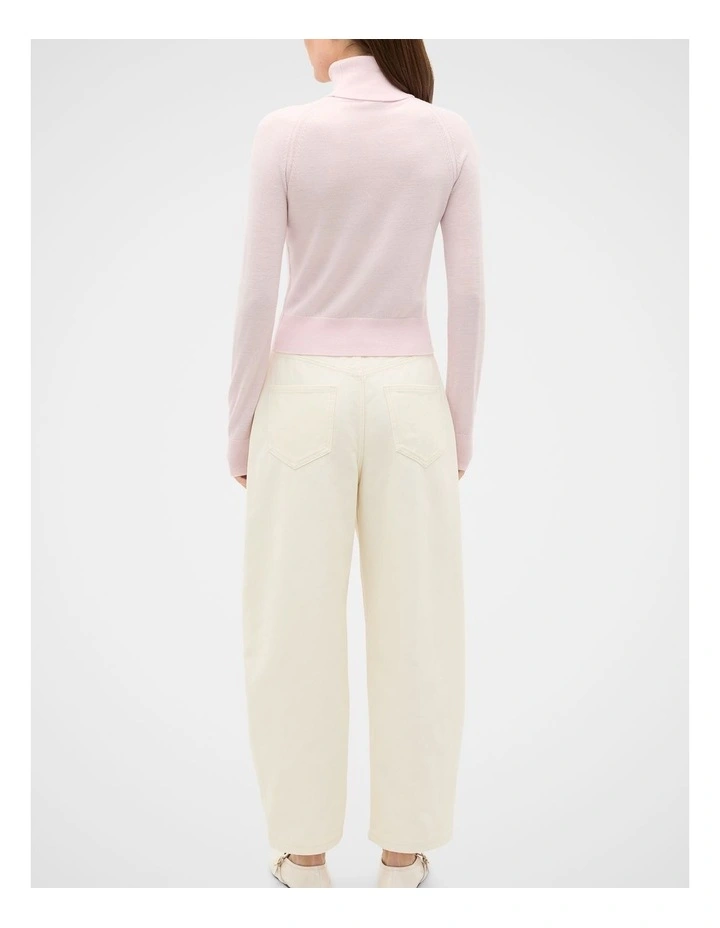 Merino Roll Neck Raglan Knit image 2