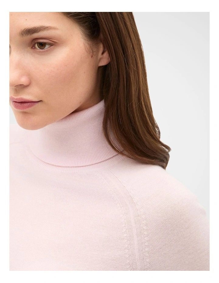 Merino Roll Neck Raglan Knit image 3