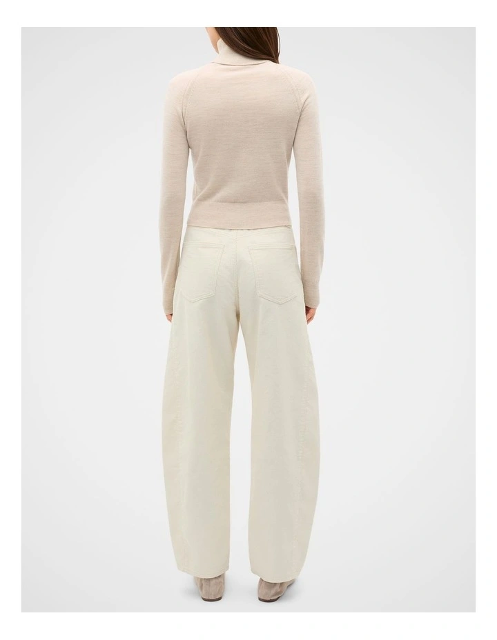 Merino Roll Neck Raglan Knit image 2