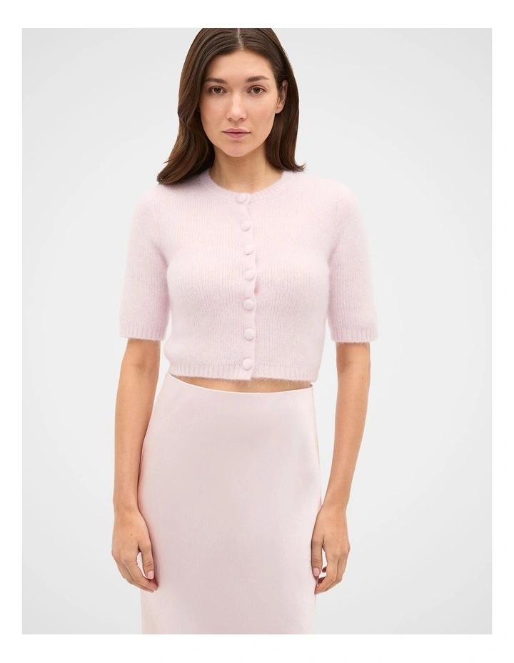 Fluffy Short Sleeve Cardigan image 1