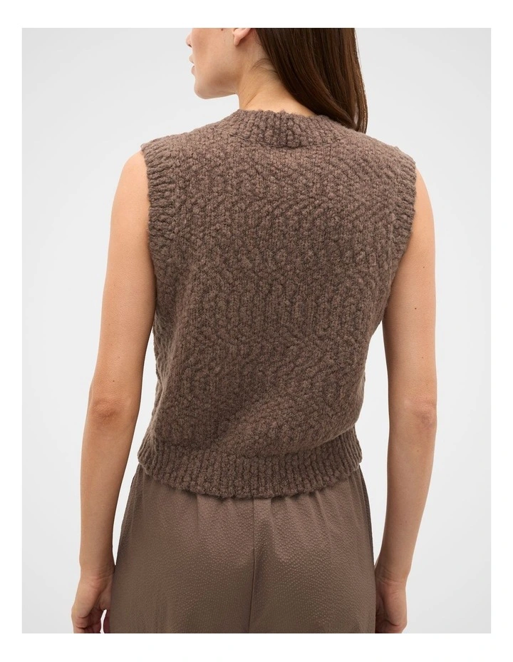Textured Knit Vest image 2