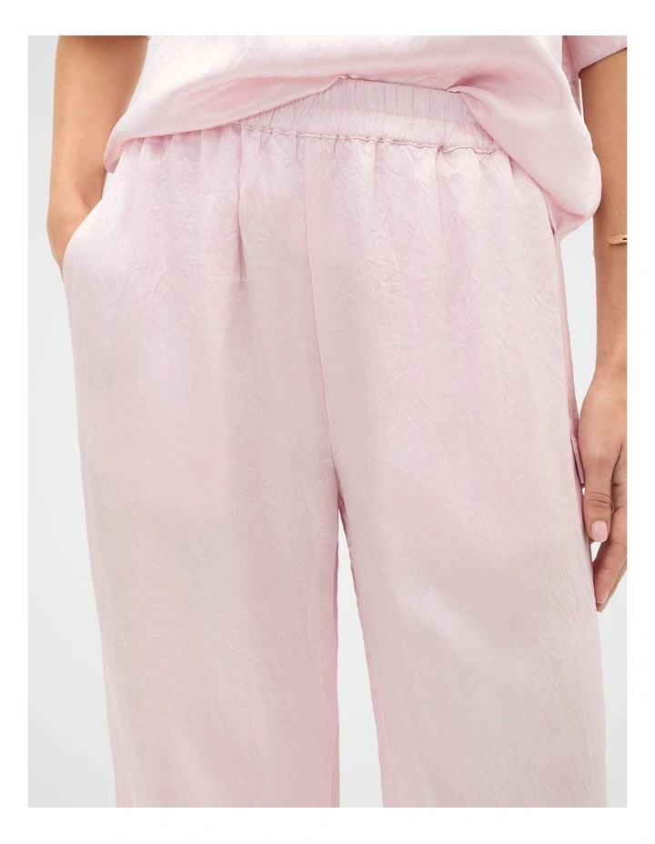 Crinkled Satin Elasticated Pant image 3