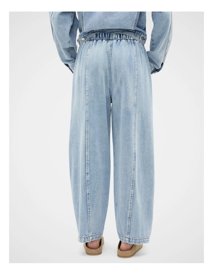 Denim Barrel Leg Jogger image 2