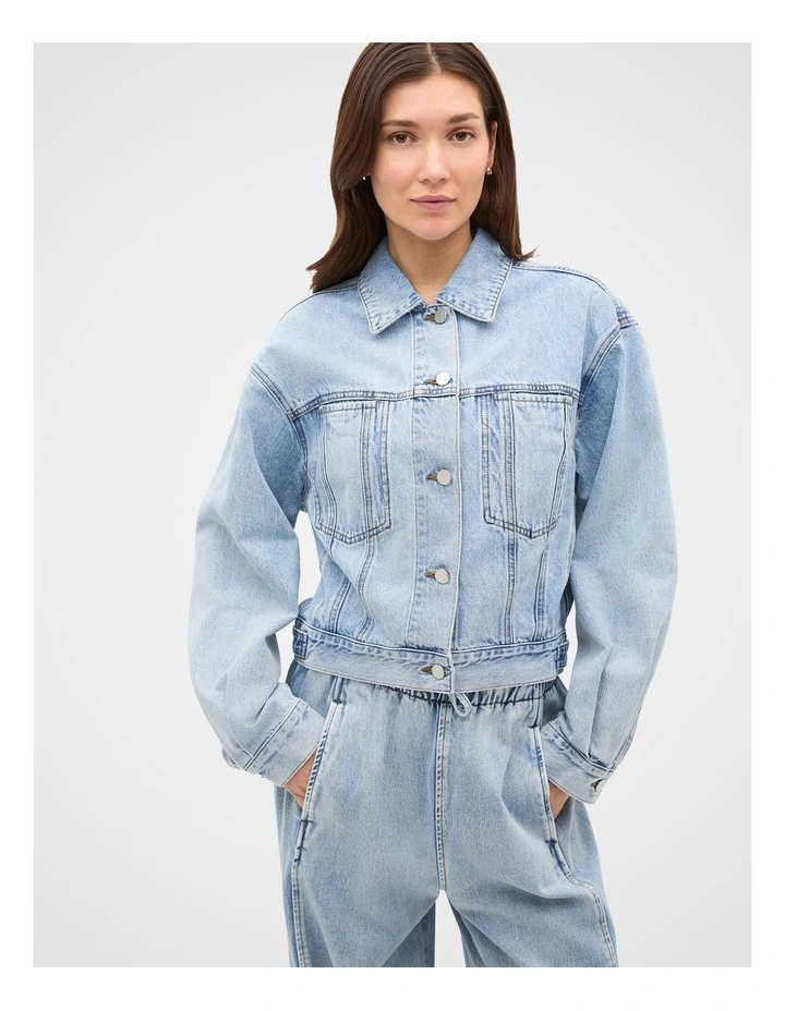 Denim Crop Jacket image 1