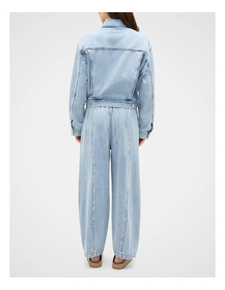 Denim Crop Jacket image 2