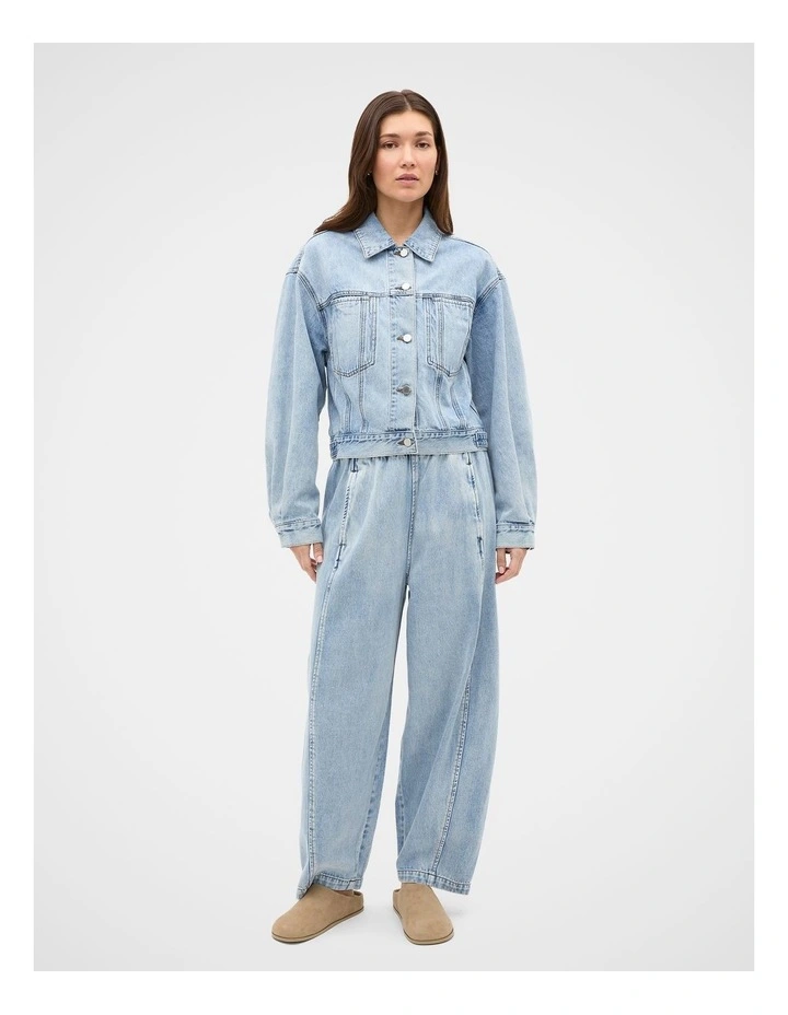 Denim Crop Jacket image 4