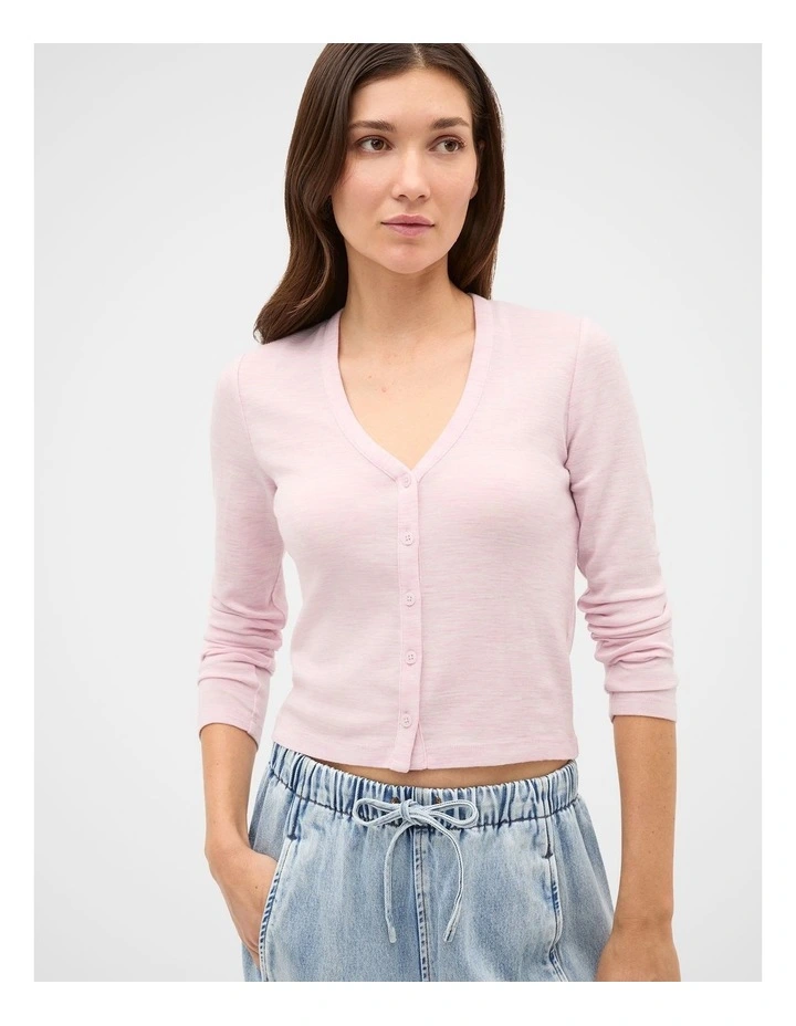 Australian Merino Cropped Cardigan image 1