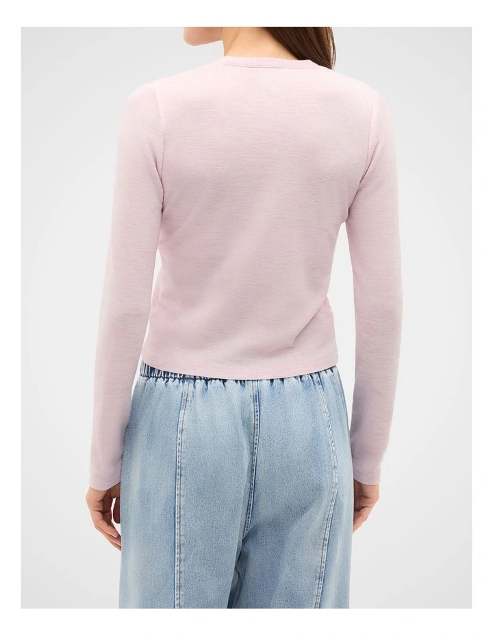 Australian Merino Cropped Cardigan image 2
