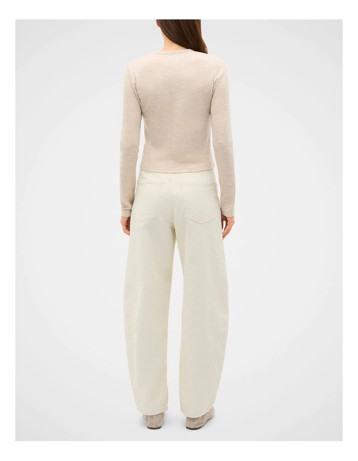 Australian Merino Cropped Cardigan image 2