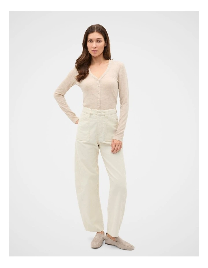 Australian Merino Cropped Cardigan image 4