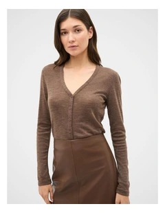 Australian Merino Cropped Cardigan