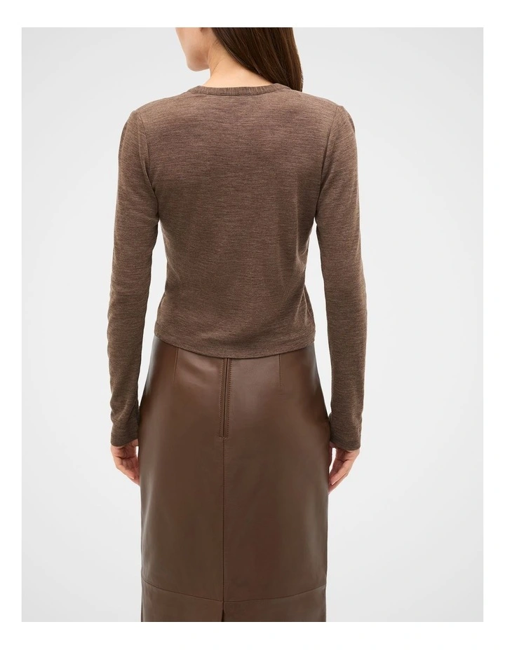 Australian Merino Cropped Cardigan image 2