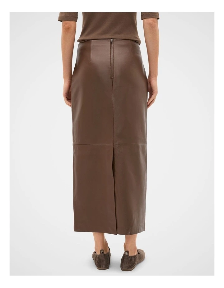 Leather Column Skirt image 2