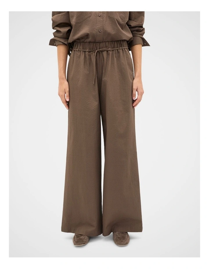 Textured Wide Leg Pant image 1