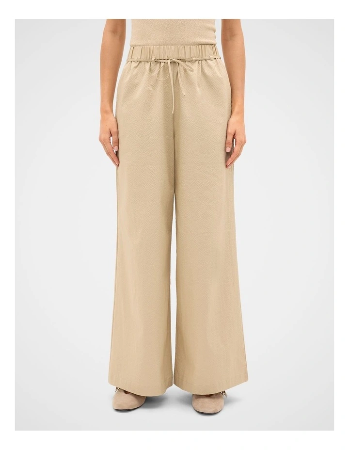 Textured Wide Leg Pant image 1