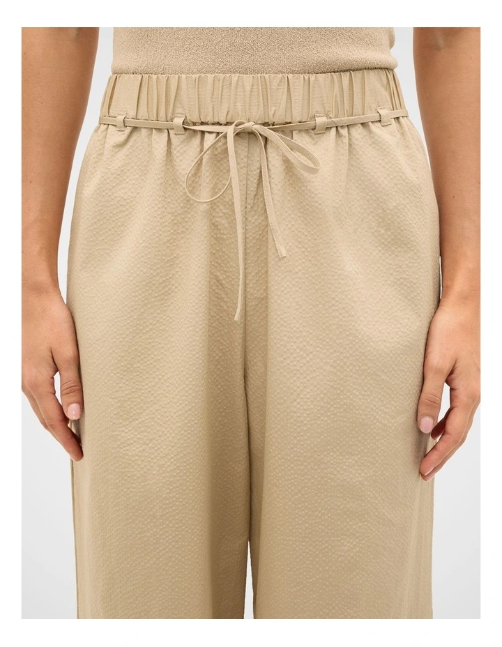 Textured Wide Leg Pant image 3