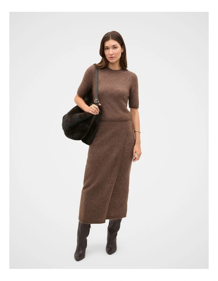 Fluffy Knit Slouch Tee image 3