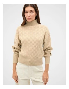 Crosshatch Slouch Knit