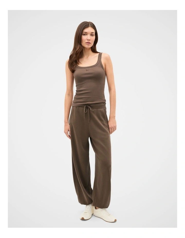 Core Heritage Rib Tank in Chestnut image 1