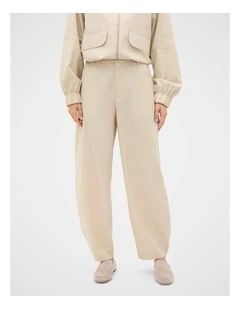 Barrel Leg Tailored Trouser