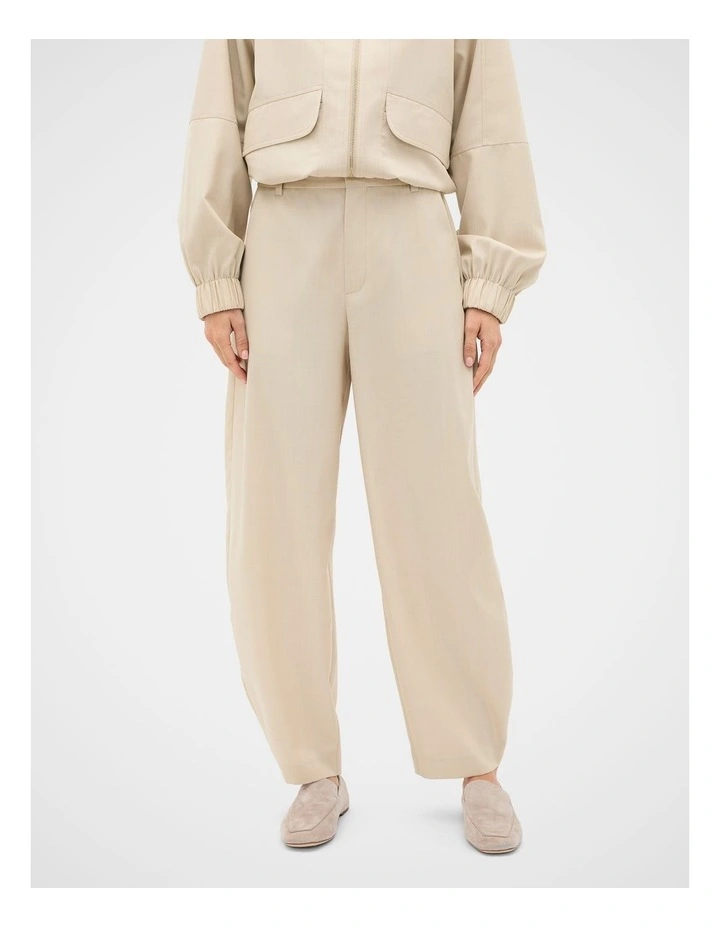 Barrel Leg Tailored Trouser image 1