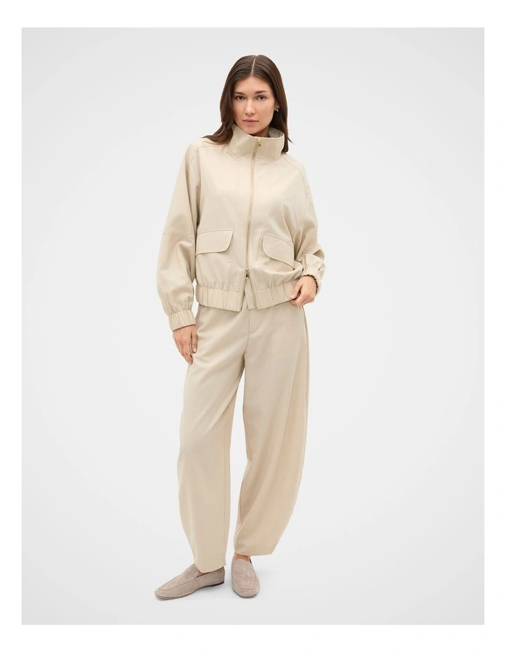 Barrel Leg Tailored Trouser image 3
