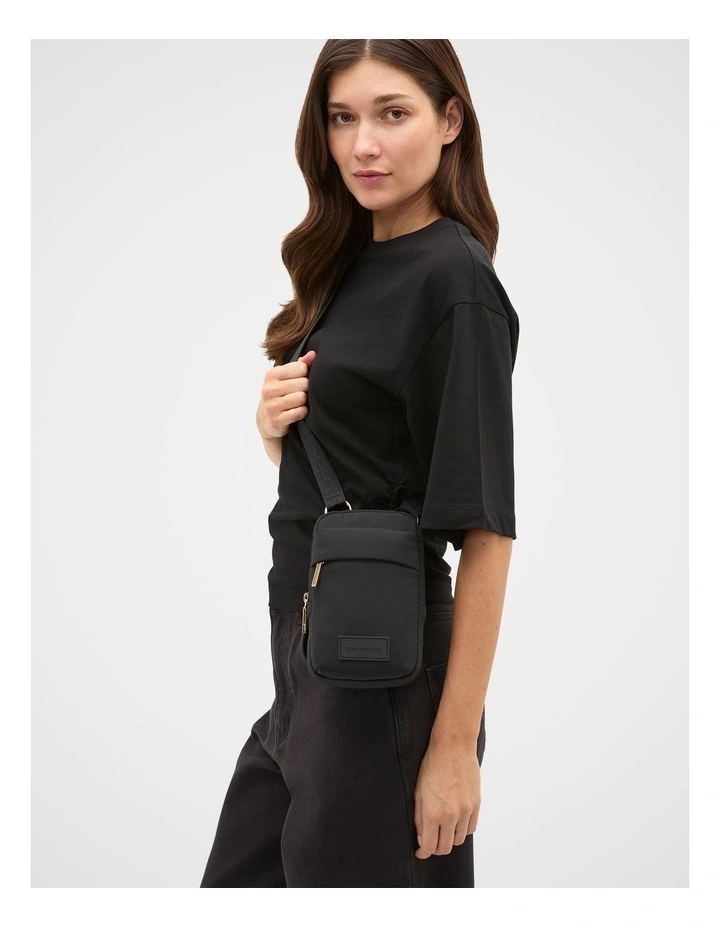 On The Go Crossbody Bag in Black image 2