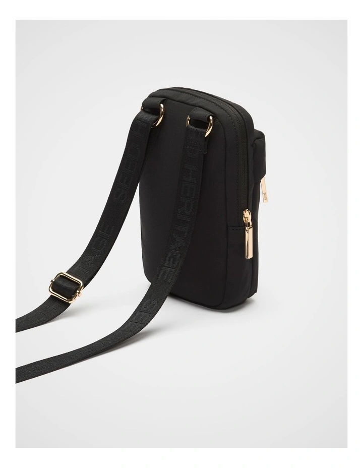 On The Go Crossbody Bag in Black image 3